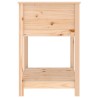 Jardinière avec étagère 82,5x54x81 cm Bois massif de pin 