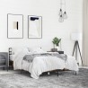 Cadre de lit sans matelas chêne fumé 135x190 cm 