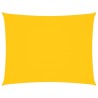 Voile de parasol tissu oxford rectangulaire 6x8 m jaune 