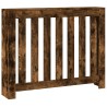Cache-radiateur chêne fumé 104x20x82 cm bois d'ingénierie 