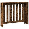 Cache-radiateur chêne fumé 104x20x82 cm bois d'ingénierie 