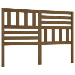 Tête de lit Marron miel 166x4x100 cm Bois massif de pin 