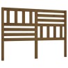 Tête de lit Marron miel 166x4x100 cm Bois massif de pin 