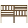 Tête de lit Marron miel 166x4x100 cm Bois massif de pin 