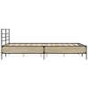 Cadre de lit sans matelas chêne sonoma 135x190 cm 