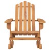 Chaise à bascule Adirondack bois massif d'acacia 