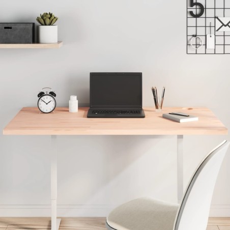 Dessus de bureau 110x60x2,5 cm bois massif de hêtre 