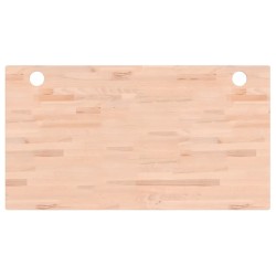 Dessus de bureau 110x60x2,5 cm bois massif de hêtre 