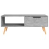 Table basse Gris béton 100x49,5x43 cm Bois d'ingénierie 