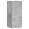 Supports pour plantes 2 pcs gris béton bois d'ingénierie 