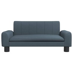 Lit pour chien gris foncé 70x45x30 cm tissu 