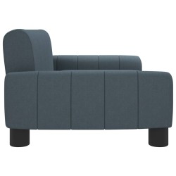 Lit pour chien gris foncé 70x45x30 cm tissu 