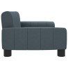 Lit pour chien gris foncé 70x45x30 cm tissu 