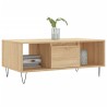 Table basse Chêne sonoma 90x50x36,5 cm Bois d'ingénierie 