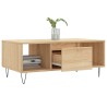 Table basse Chêne sonoma 90x50x36,5 cm Bois d'ingénierie 
