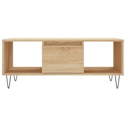 Table basse Chêne sonoma 90x50x36,5 cm Bois d'ingénierie 