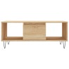 Table basse Chêne sonoma 90x50x36,5 cm Bois d'ingénierie 