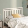 Tête de lit Blanc 156x4x100 cm Bois massif de pin 