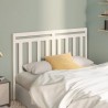 Tête de lit Blanc 156x4x100 cm Bois massif de pin 