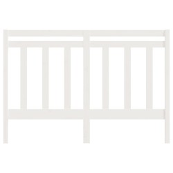 Tête de lit Blanc 156x4x100 cm Bois massif de pin 