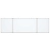 Tableau blanc magnétique pliable 200x60x1,7 cm aluminium 