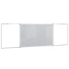 Tableau blanc magnétique pliable 200x60x1,7 cm aluminium 