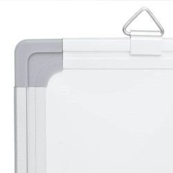 Tableau blanc magnétique pliable 200x60x1,7 cm aluminium 