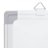 Tableau blanc magnétique pliable 200x60x1,7 cm aluminium 
