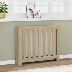 Cache-radiateur chêne sonoma 104x20x82 cm bois d'ingénierie 