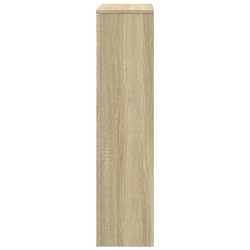 Cache-radiateur chêne sonoma 104x20x82 cm bois d'ingénierie 
