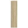 Cache-radiateur chêne sonoma 104x20x82 cm bois d'ingénierie 