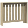 Cache-radiateur chêne sonoma 104x20x82 cm bois d'ingénierie 