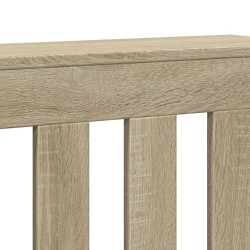 Cache-radiateur chêne sonoma 104x20x82 cm bois d'ingénierie 