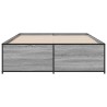 Cadre de lit sans matelas sonoma gris 120x200 cm 