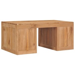 Table basse 90x50x40 cm bois de teck massif 