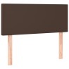 Tête de lit à LED Marron 80x5x78/88 cm Similicuir 