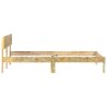 Cadre de lit sans matelas Bois de récupération massif 120x200cm 