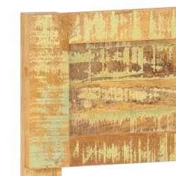 Cadre de lit sans matelas Bois de récupération massif 120x200cm 