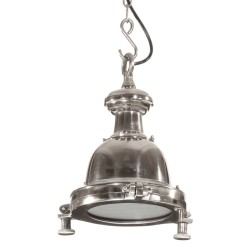 Lampe suspendue 25x25x136 cm aluminium 
