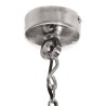 Lampe suspendue 25x25x136 cm aluminium 