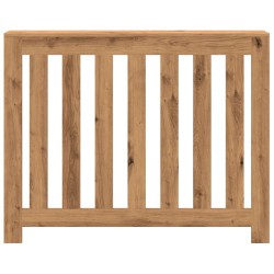 Cache-radiateur chêne artisanal 104x20x82 cm bois d'ingénierie 