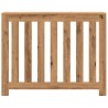 Cache-radiateur chêne artisanal 104x20x82 cm bois d'ingénierie 