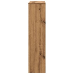 Cache-radiateur chêne artisanal 104x20x82 cm bois d'ingénierie 