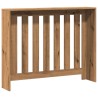 Cache-radiateur chêne artisanal 104x20x82 cm bois d'ingénierie 