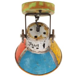 Plafonniers industriels 2 pcs Récupérés 17x24 cm E27 