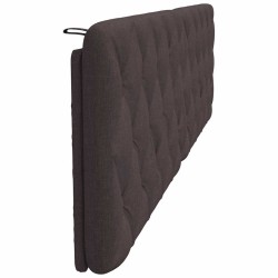 Coussin de tête de lit marron foncé 200 cm tissu 