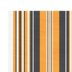 Tissu de remplacement pour auvent rayures multicolores 5x3 m 