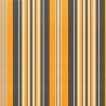 Tissu de remplacement pour auvent rayures multicolores 5x3 m 