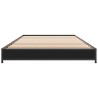 Cadre de lit sans matelas noir 90x200 cm 