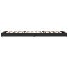 Cadre de lit sans matelas noir 90x200 cm 